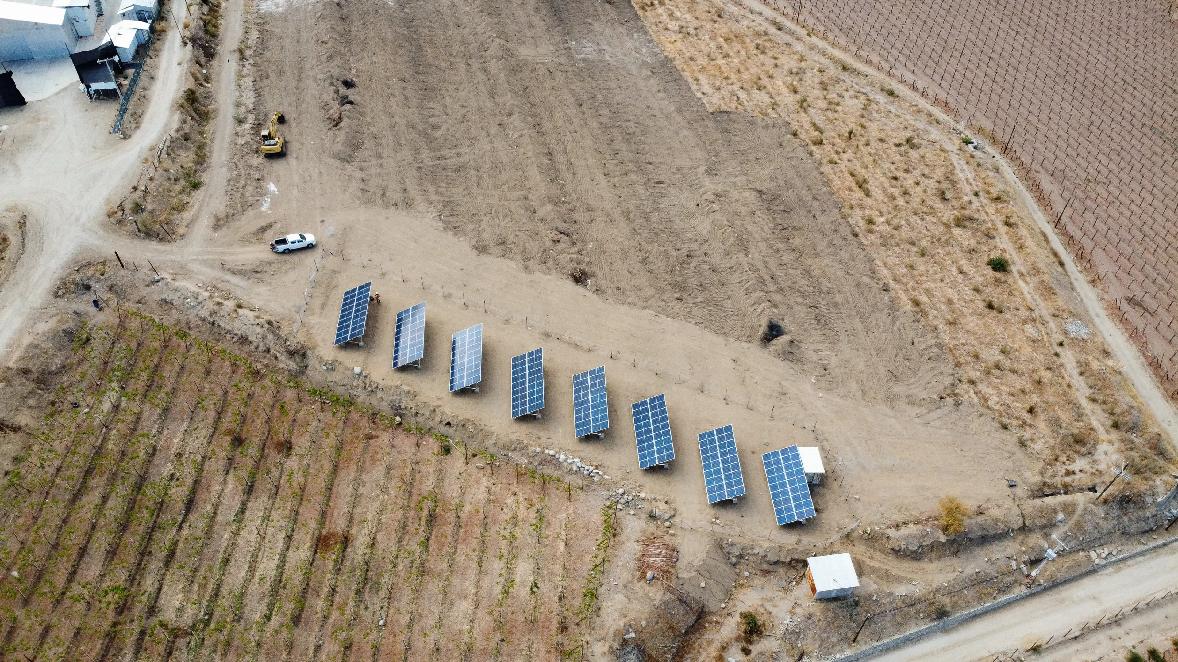 Instalación solar Agrícola Las Campanas