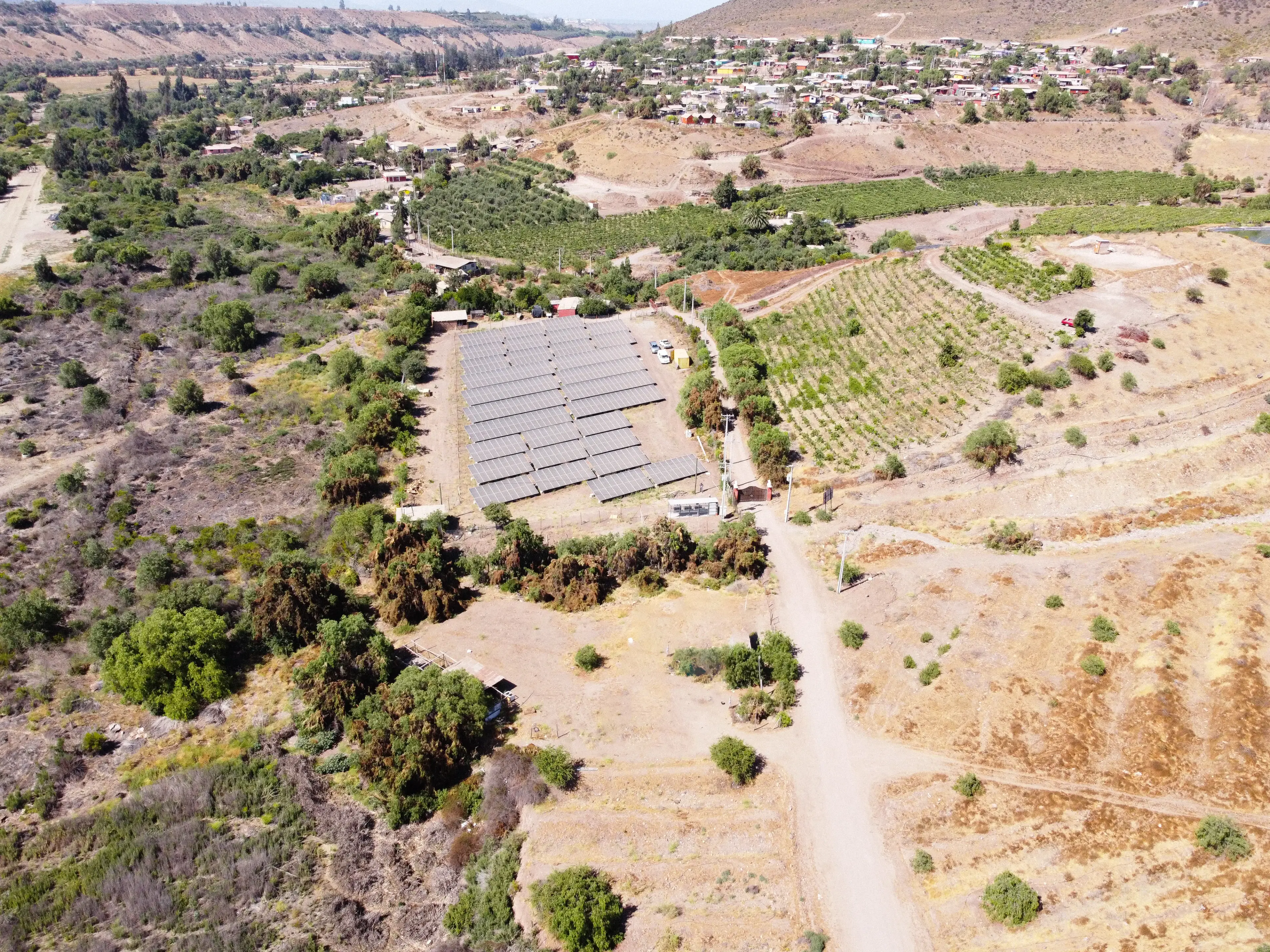Instalación solar Agrícola Munizaga