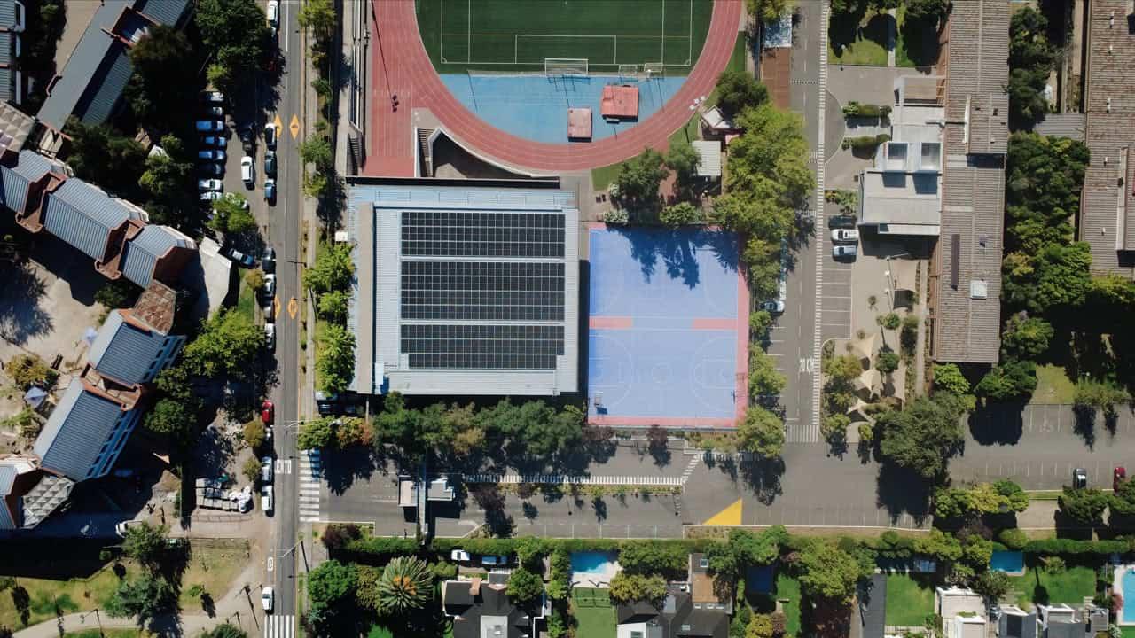 Instalación solar Colegio San Benito
