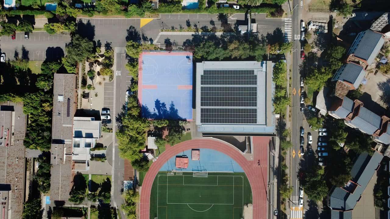 Instalación solar Colegio San Benito