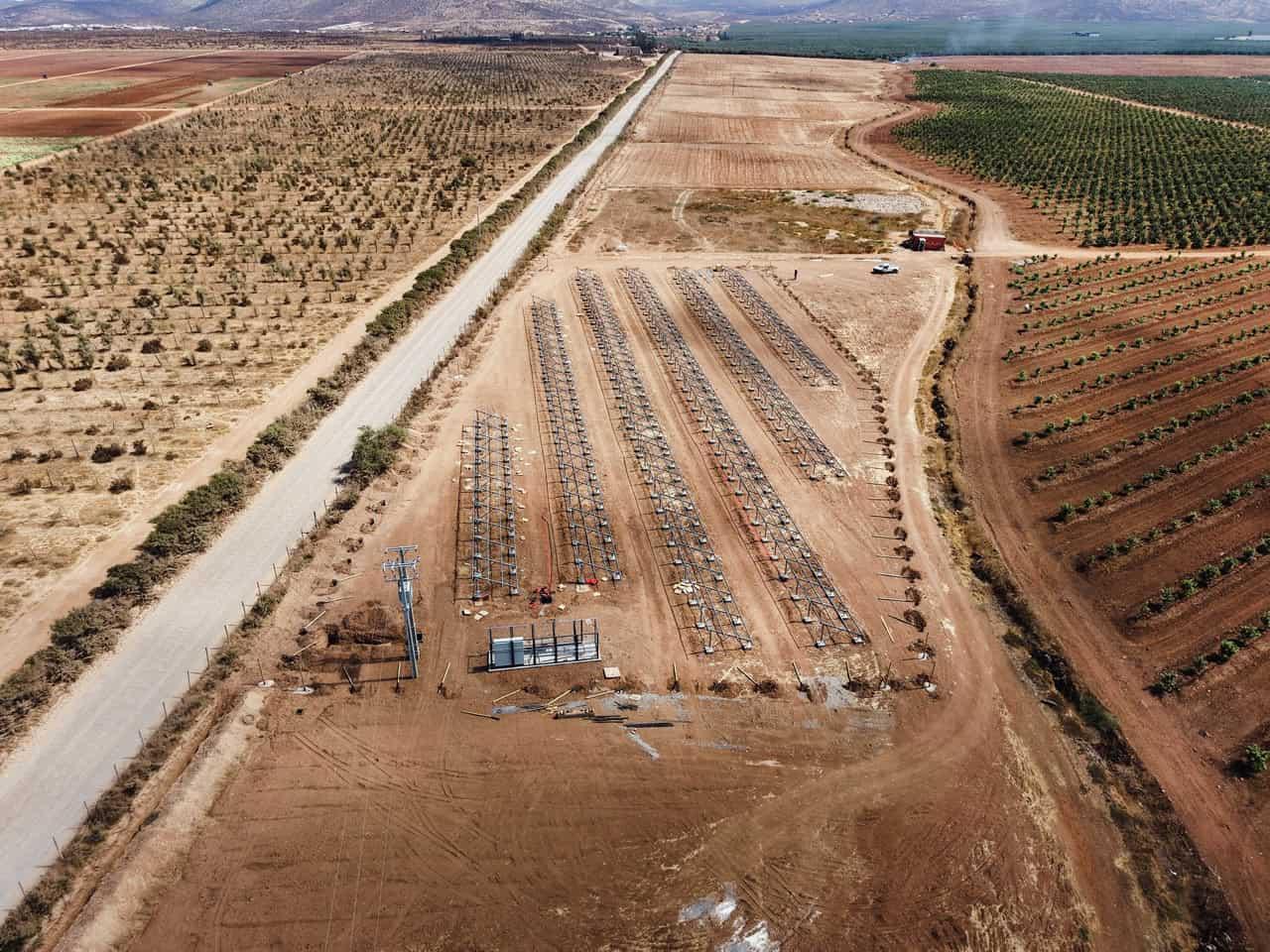 Instalación solar Comercializadora Hijuelas