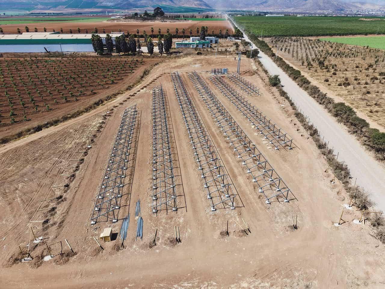 Instalación solar Comercializadora Hijuelas