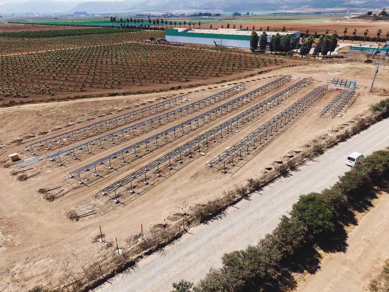 Instalación solar Comercializadora Hijuelas