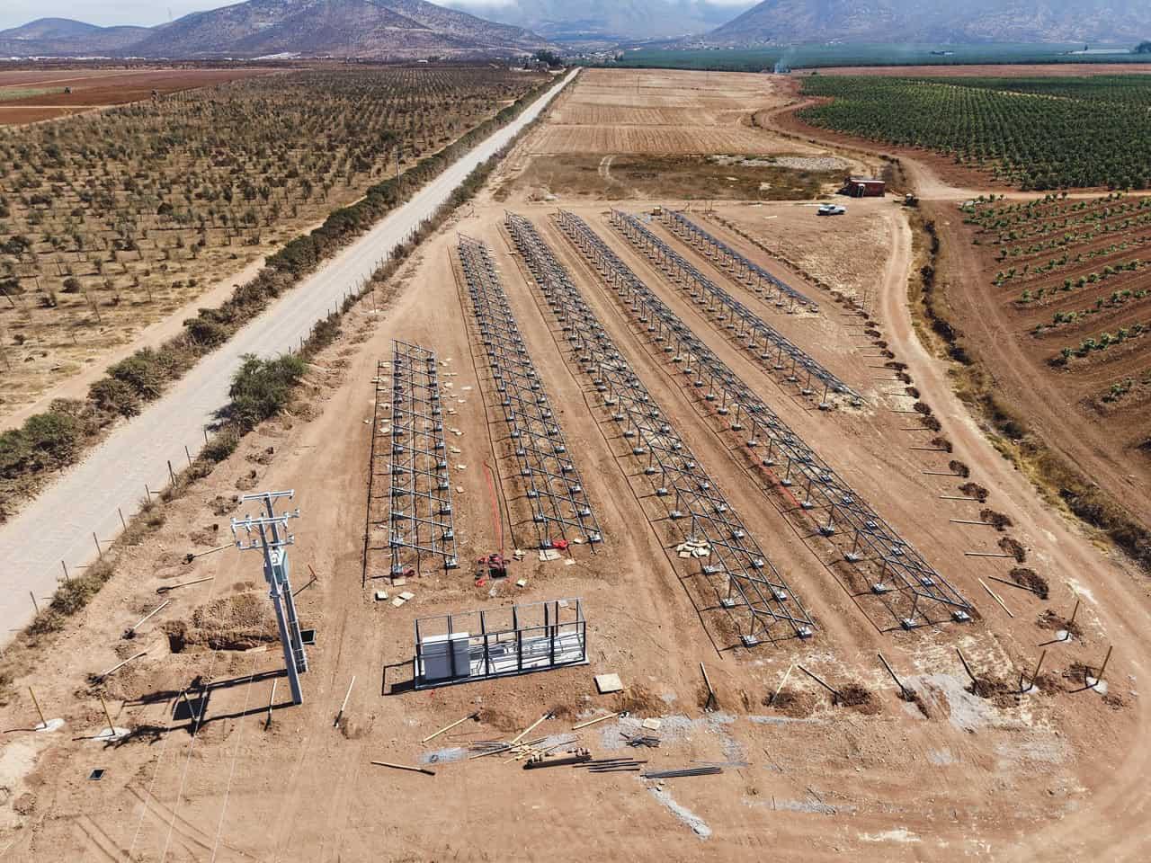 Instalación solar Comercializadora Hijuelas