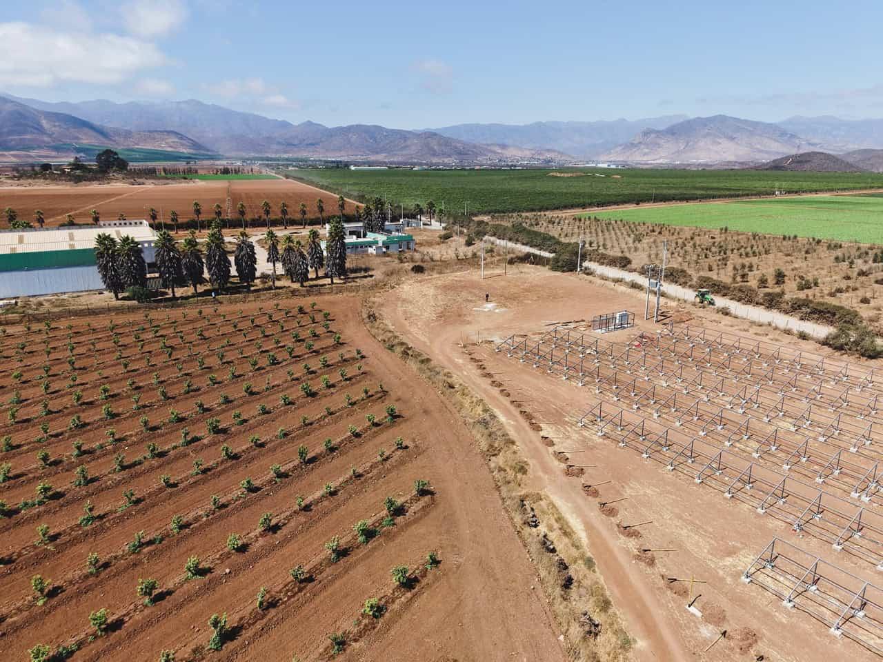 Instalación solar Comercializadora Hijuelas