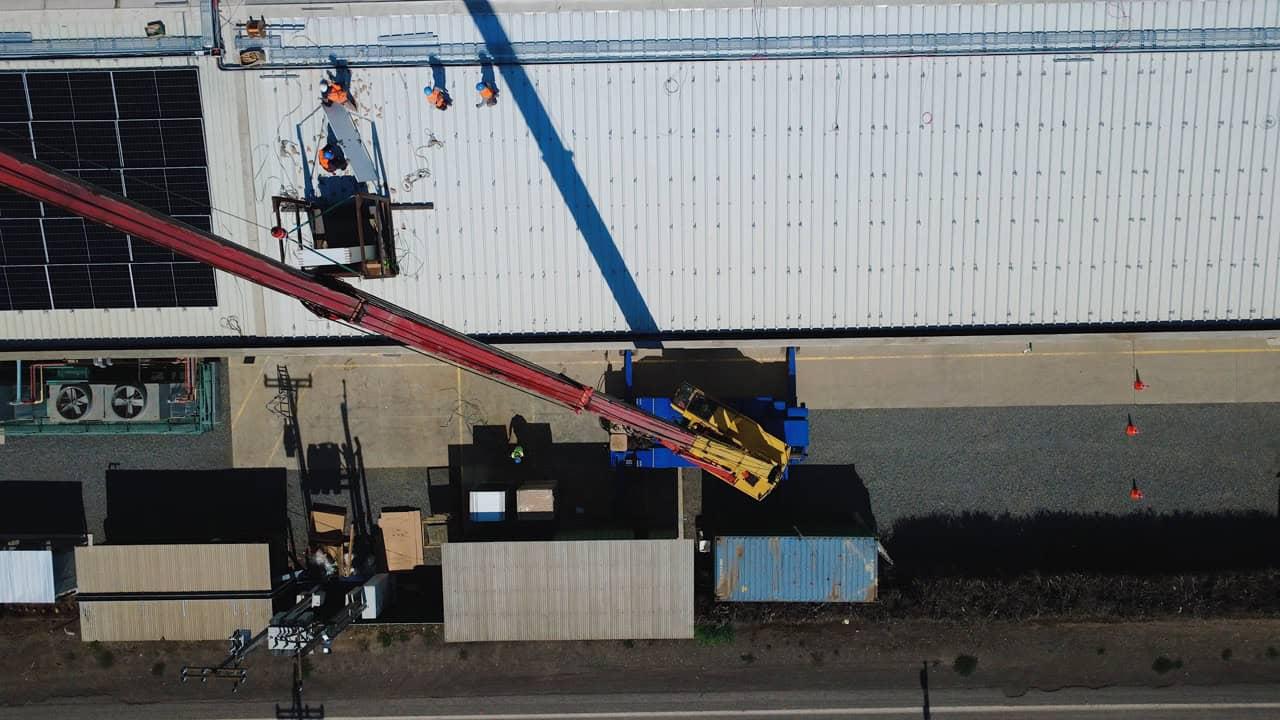 Instalación solar Frigorífico Frontal Trust