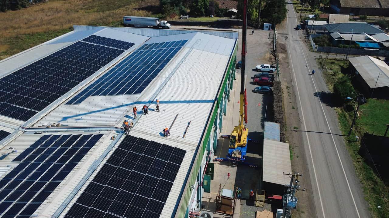 Proyecto de energía solar Frigorífico Frontal Trust