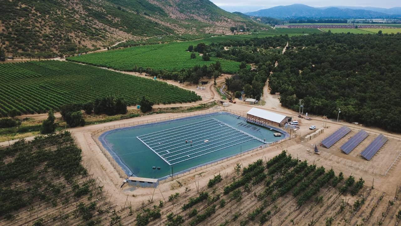 Instalación solar Garcés Fruit Huaico