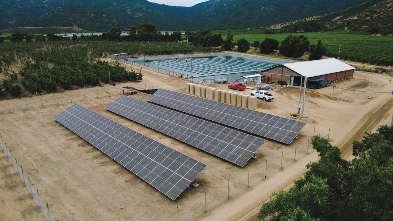 Instalación solar Garcés Fruit Huaico