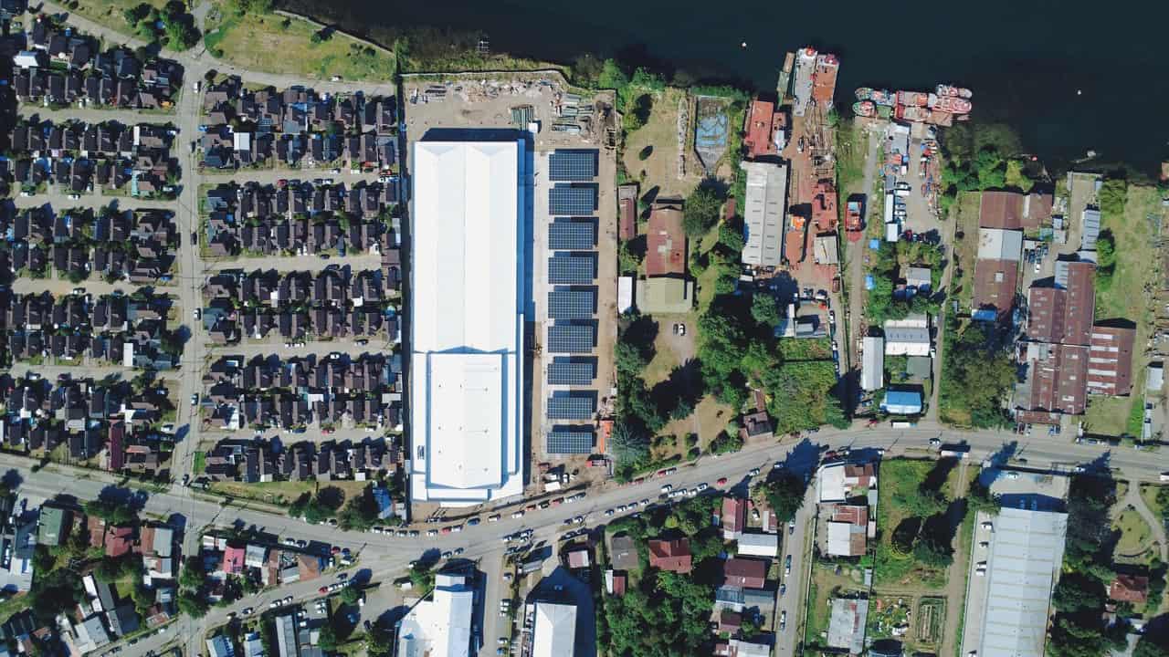 Instalación solar Supermercado El Trébol