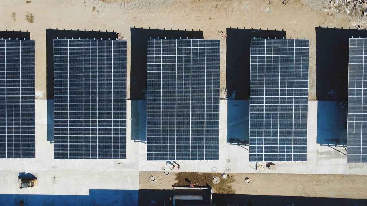 Instalación solar Supermercado El Trébol