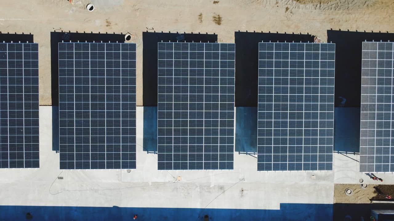 Instalación solar Supermercado El Trébol