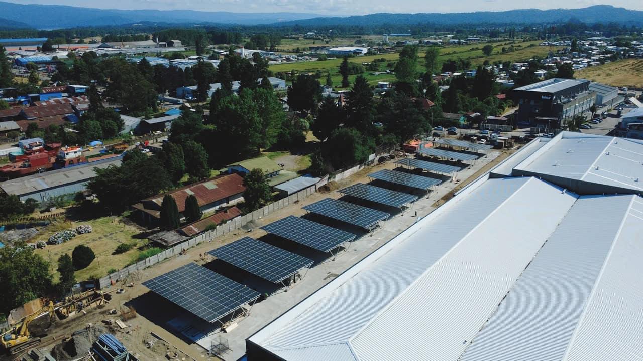 Instalación solar Supermercado El Trébol
