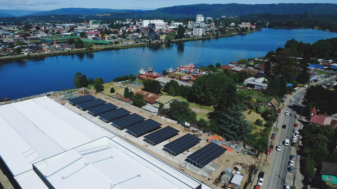 Instalación solar Supermercado El Trébol