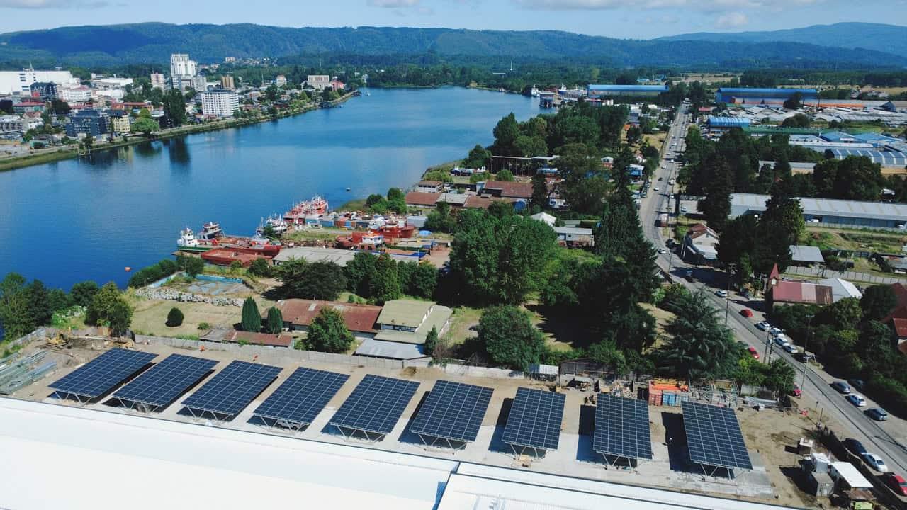 Instalación solar Supermercado El Trébol