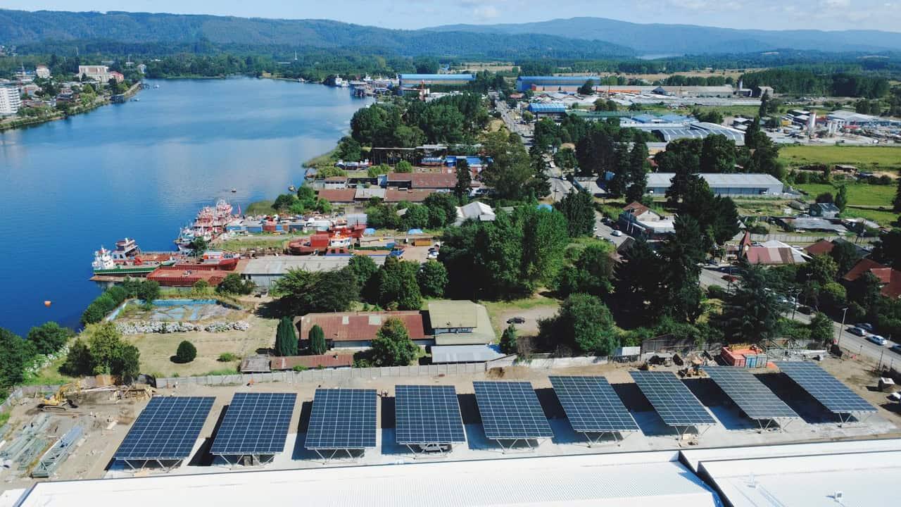 Instalación solar Supermercado El Trébol