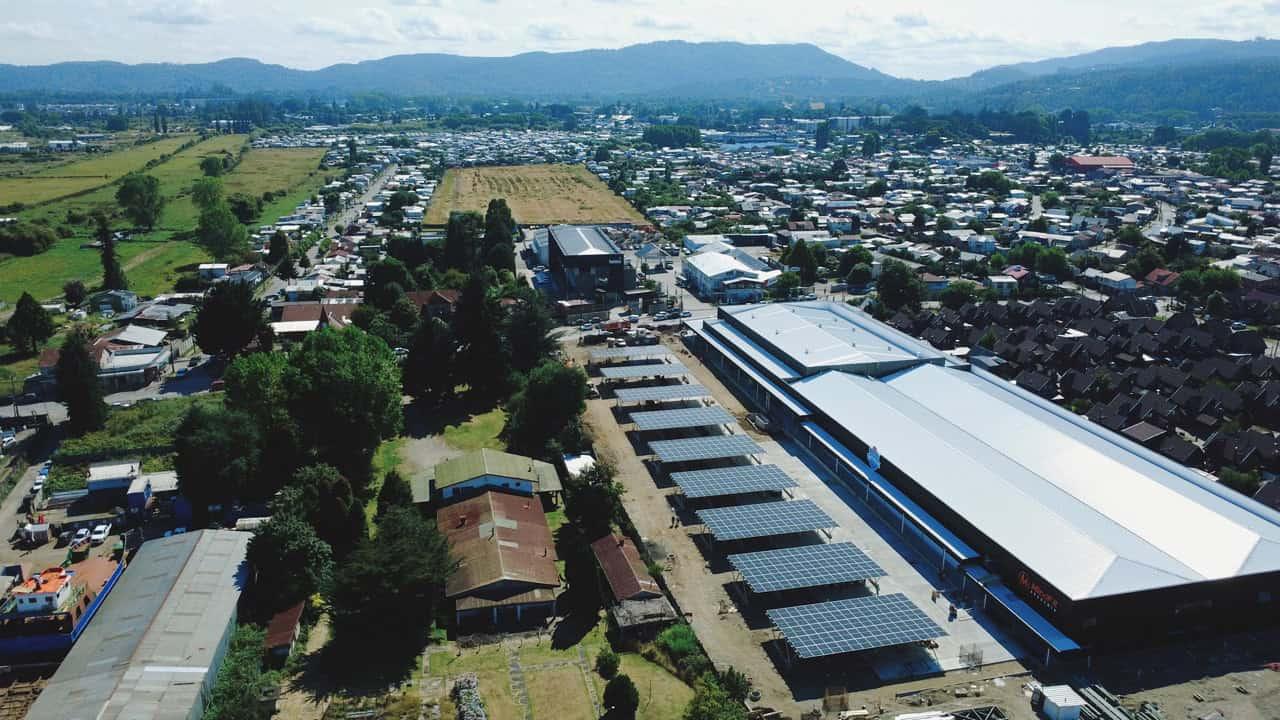 Instalación solar Supermercado El Trébol