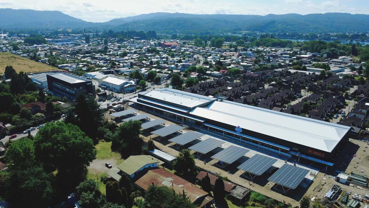 Instalación solar Supermercado El Trébol