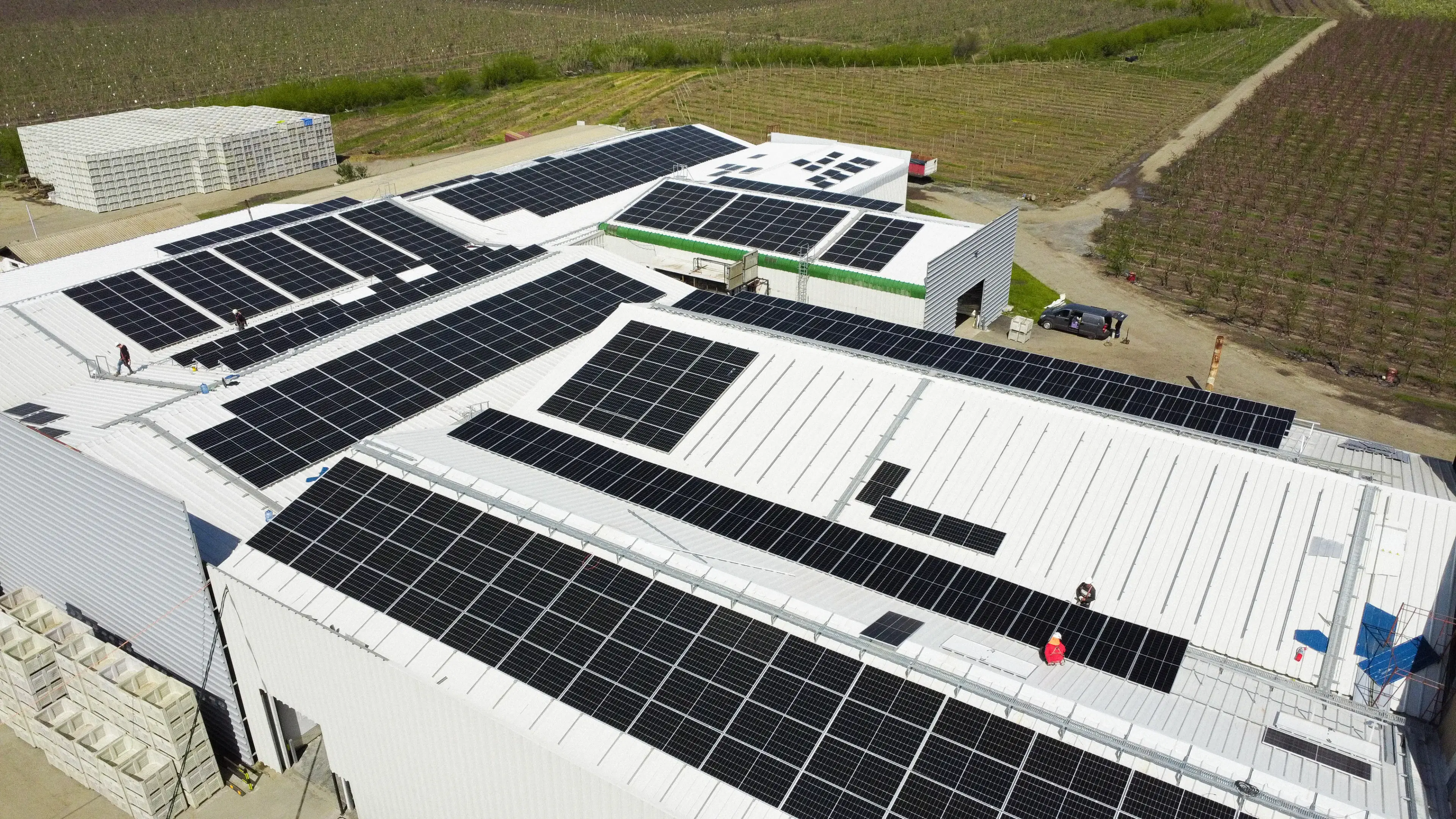 Proyecto de energía solar Agrícola El Pidén