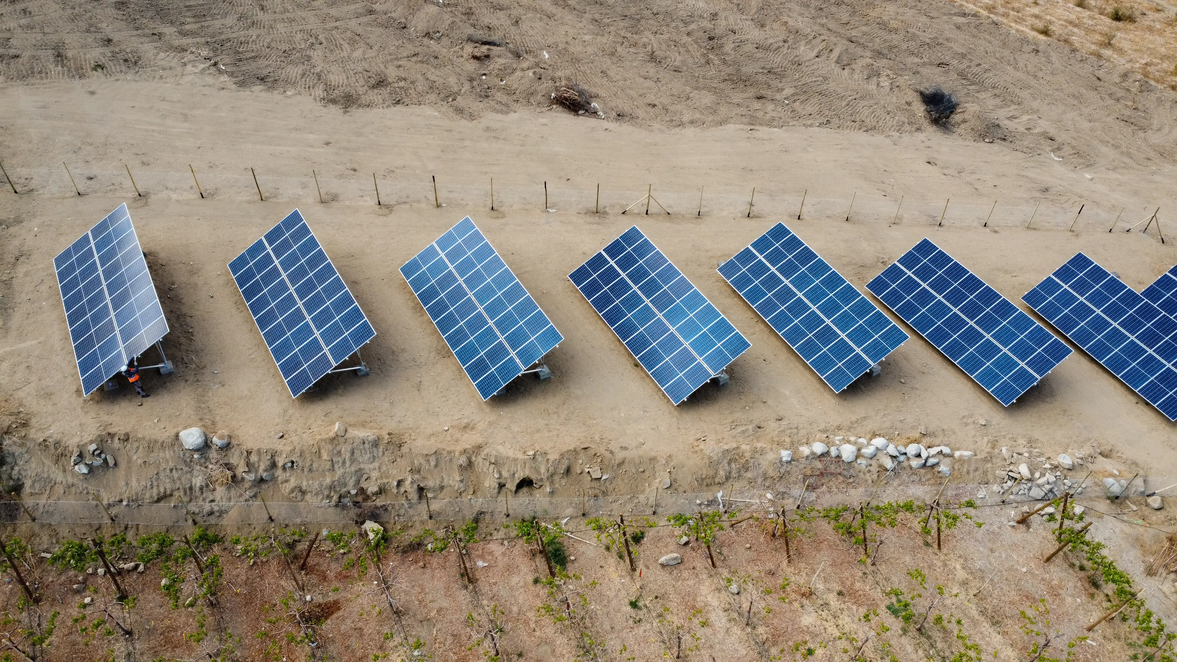Proyecto de energía solar Agrícola Las Campanas
