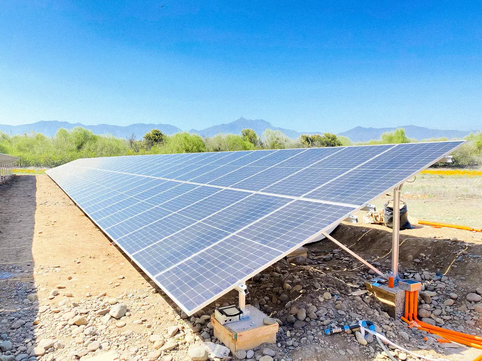 Instalación solar Agrícola Quebrada del Ají – Etapa 1