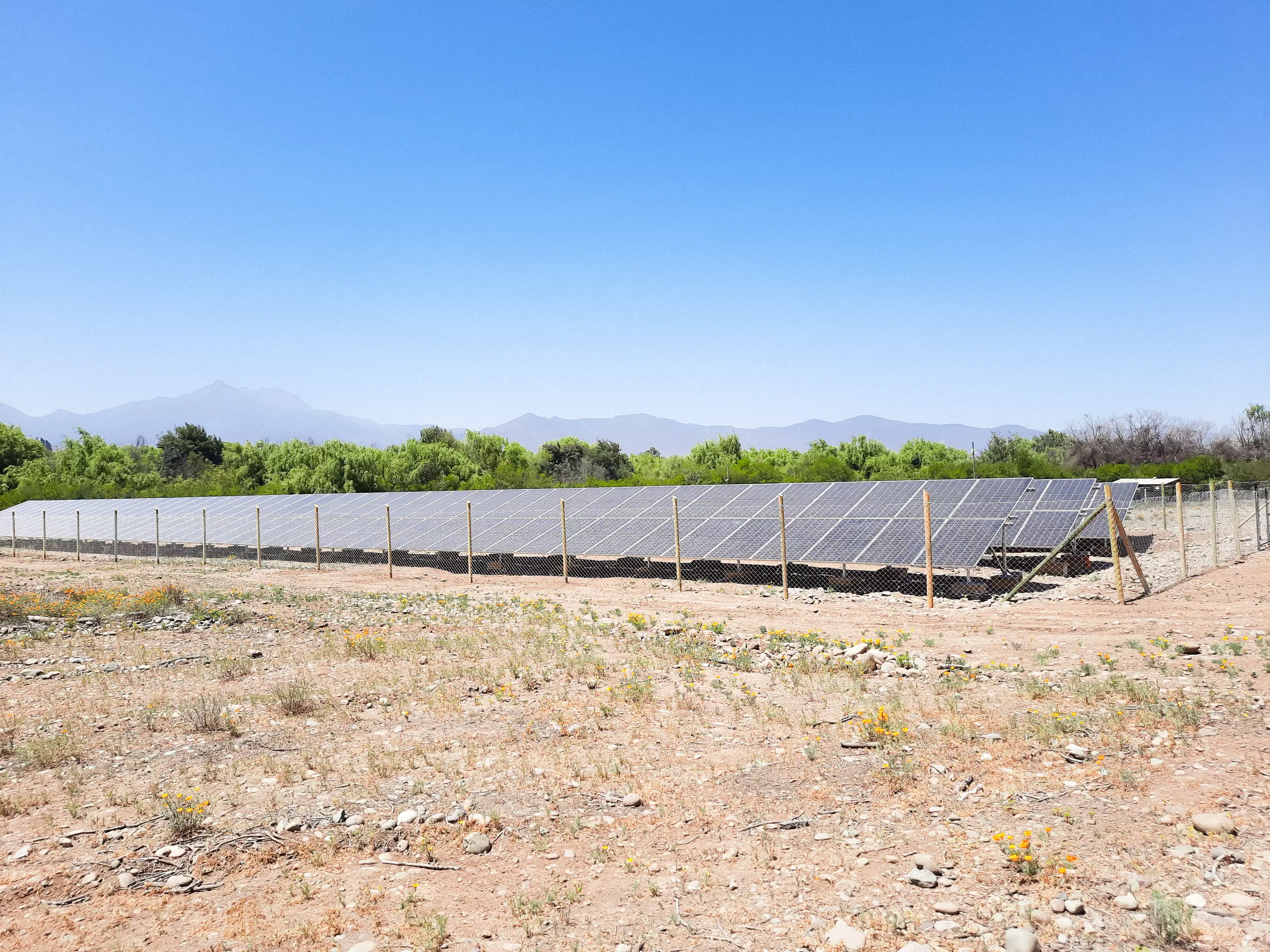 Instalación solar Agrícola Quebrada del Ají – Etapa 1