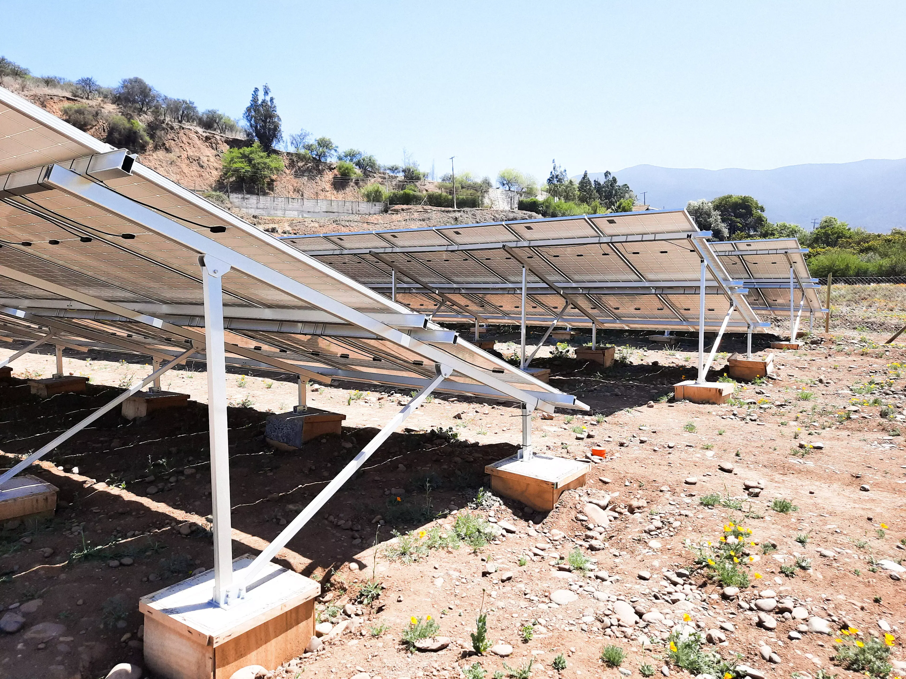 Instalación solar Agrícola Quebrada del Ají – Etapa 1