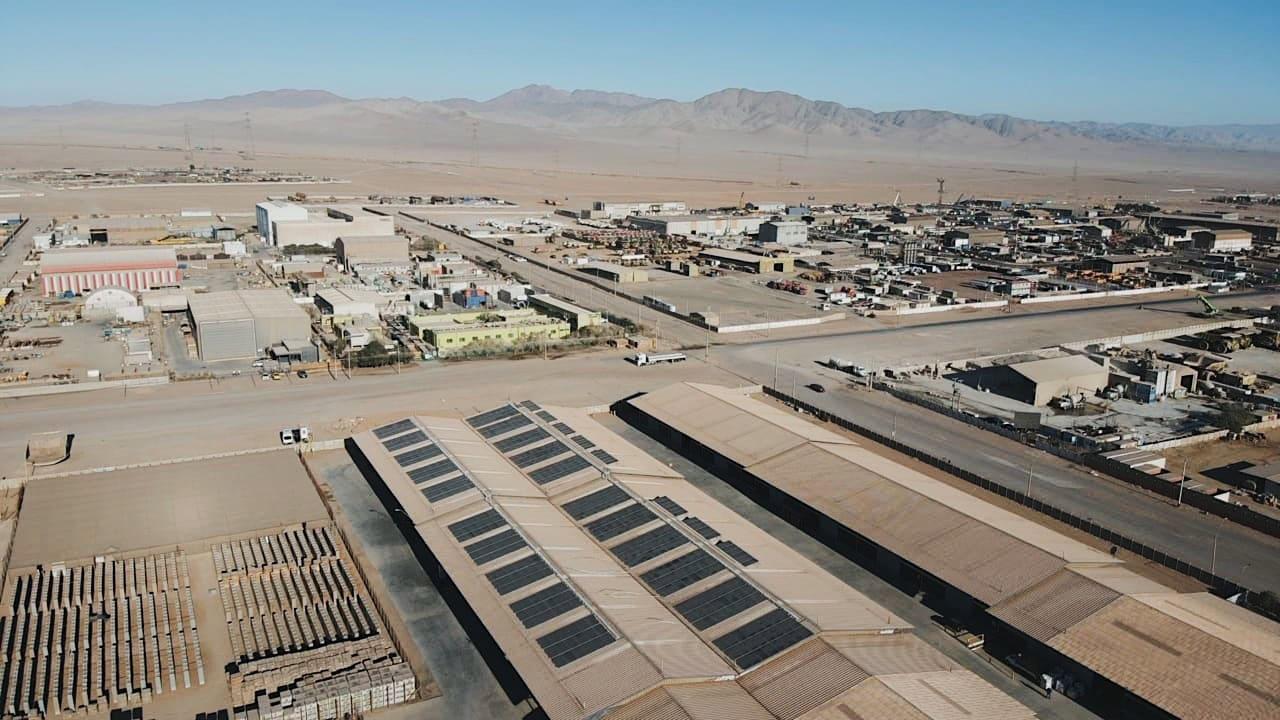 Instalación solar BSF Antofagasta