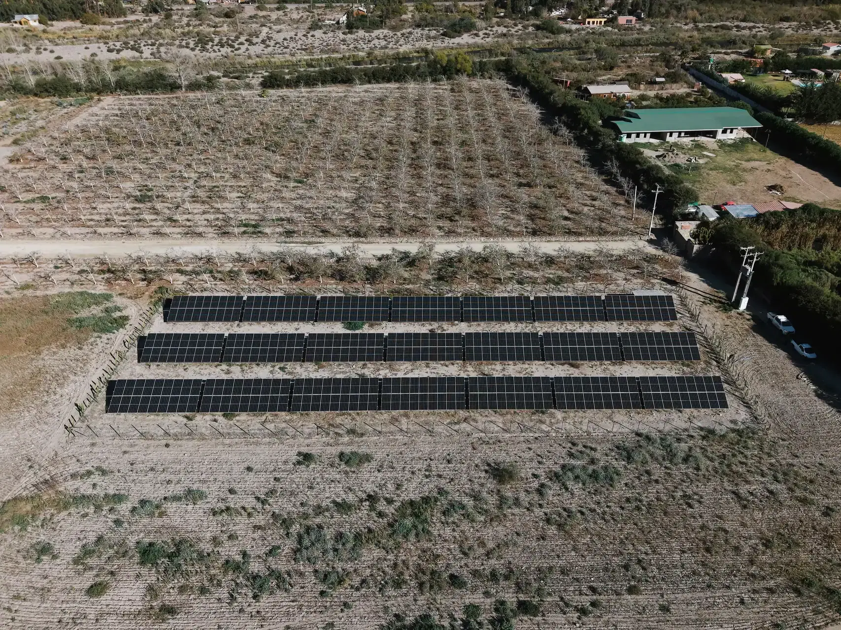 Instalación solar Casa Molle