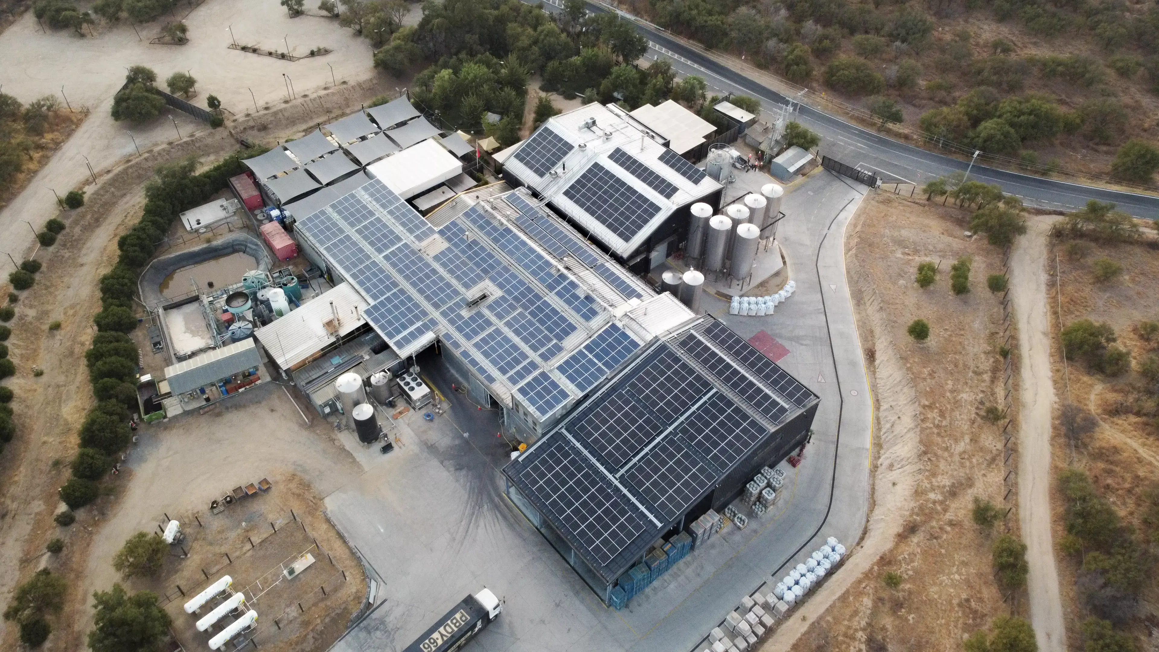 Instalación solar Cervecería Kross
