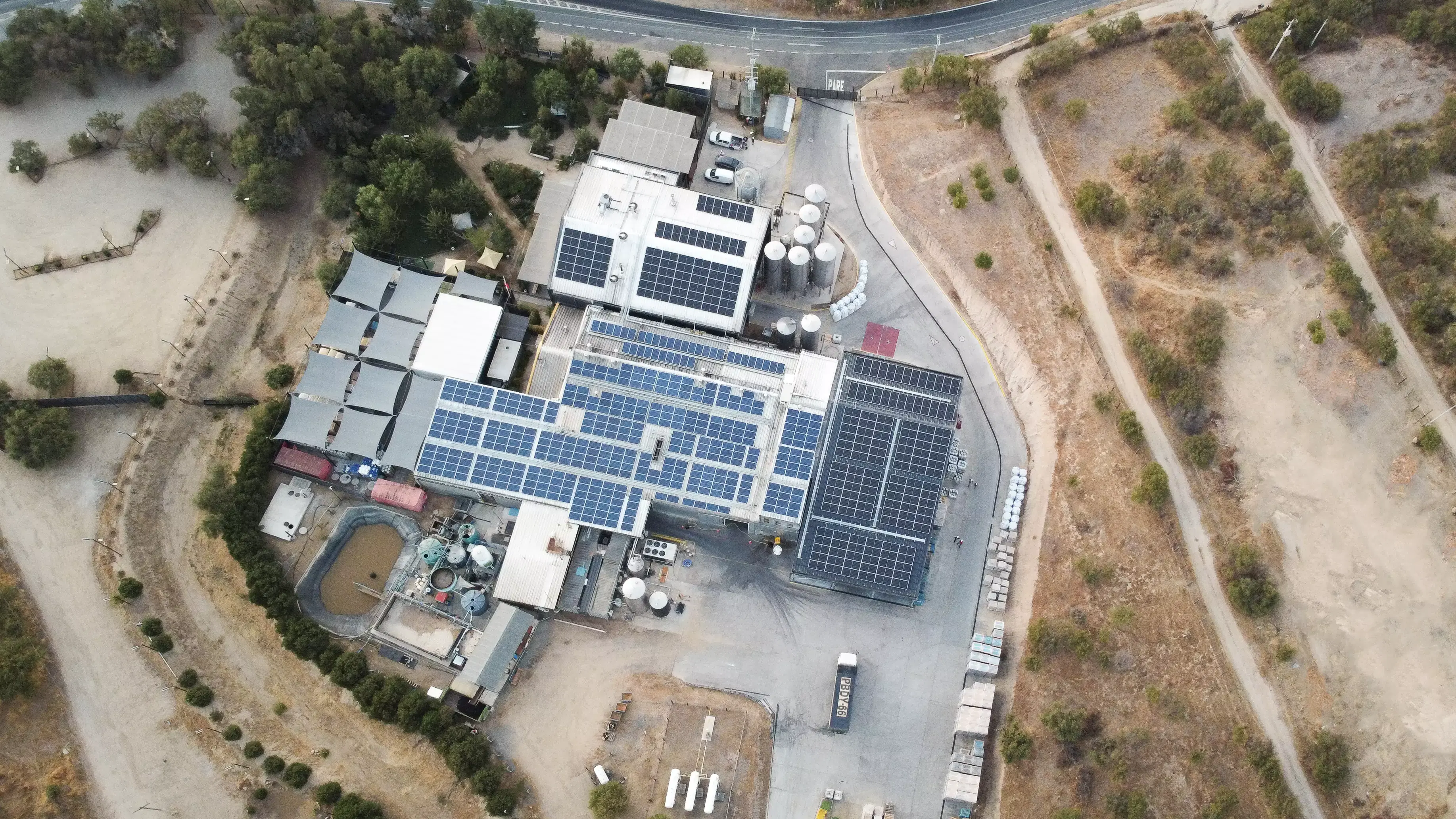 Instalación solar Cervecería Kross