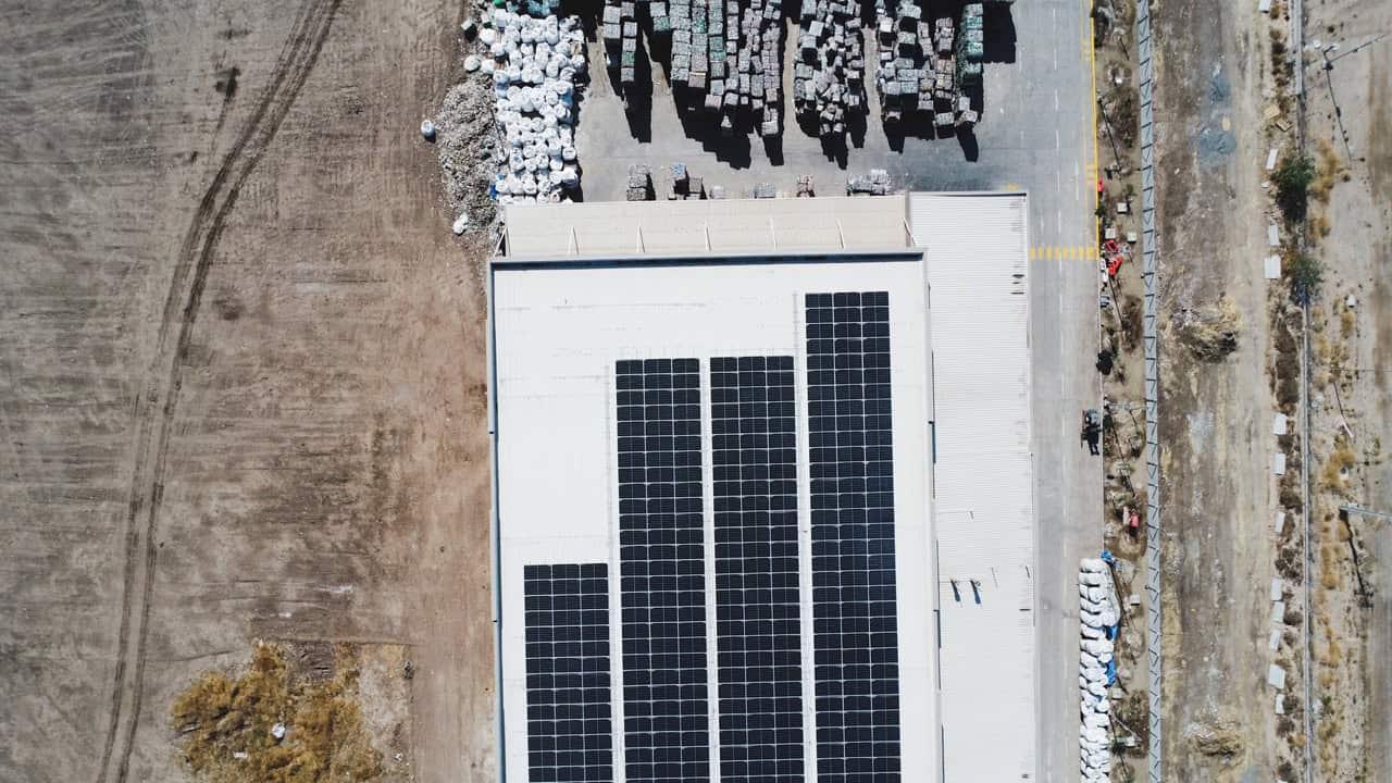 Instalación solar Coca Cola Recicla