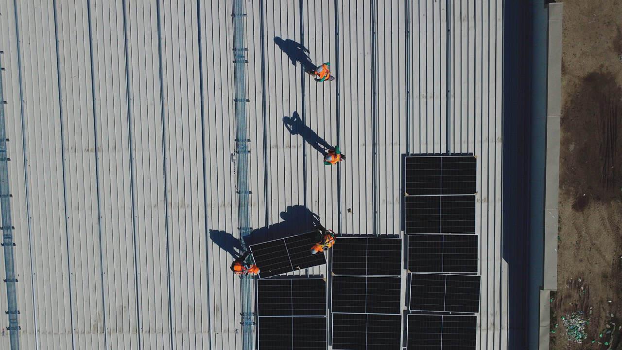 Instalación solar Coca Cola Recicla