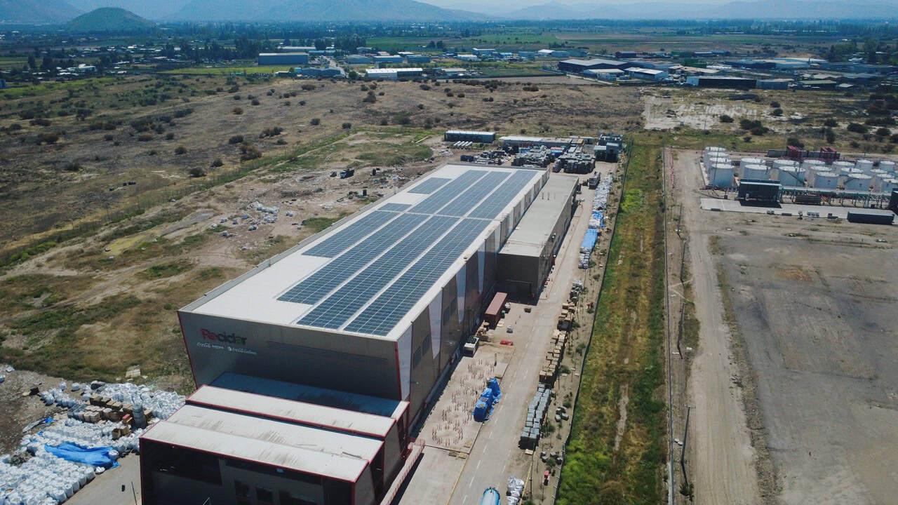 Instalación solar Coca Cola Recicla
