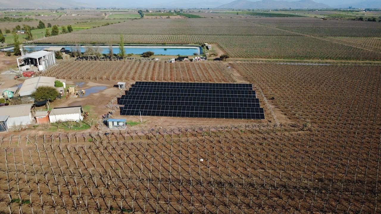Instalación solar Cooperativa Control Pisquero