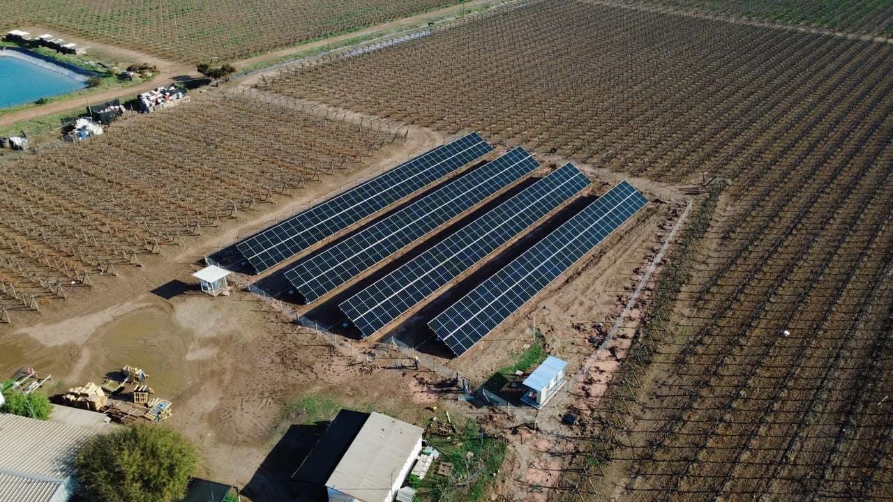 Instalación solar Cooperativa Control Pisquero