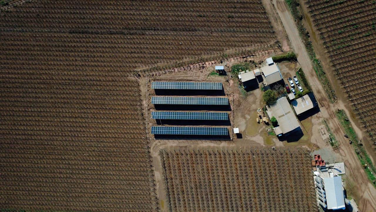 Instalación solar Cooperativa Control Pisquero