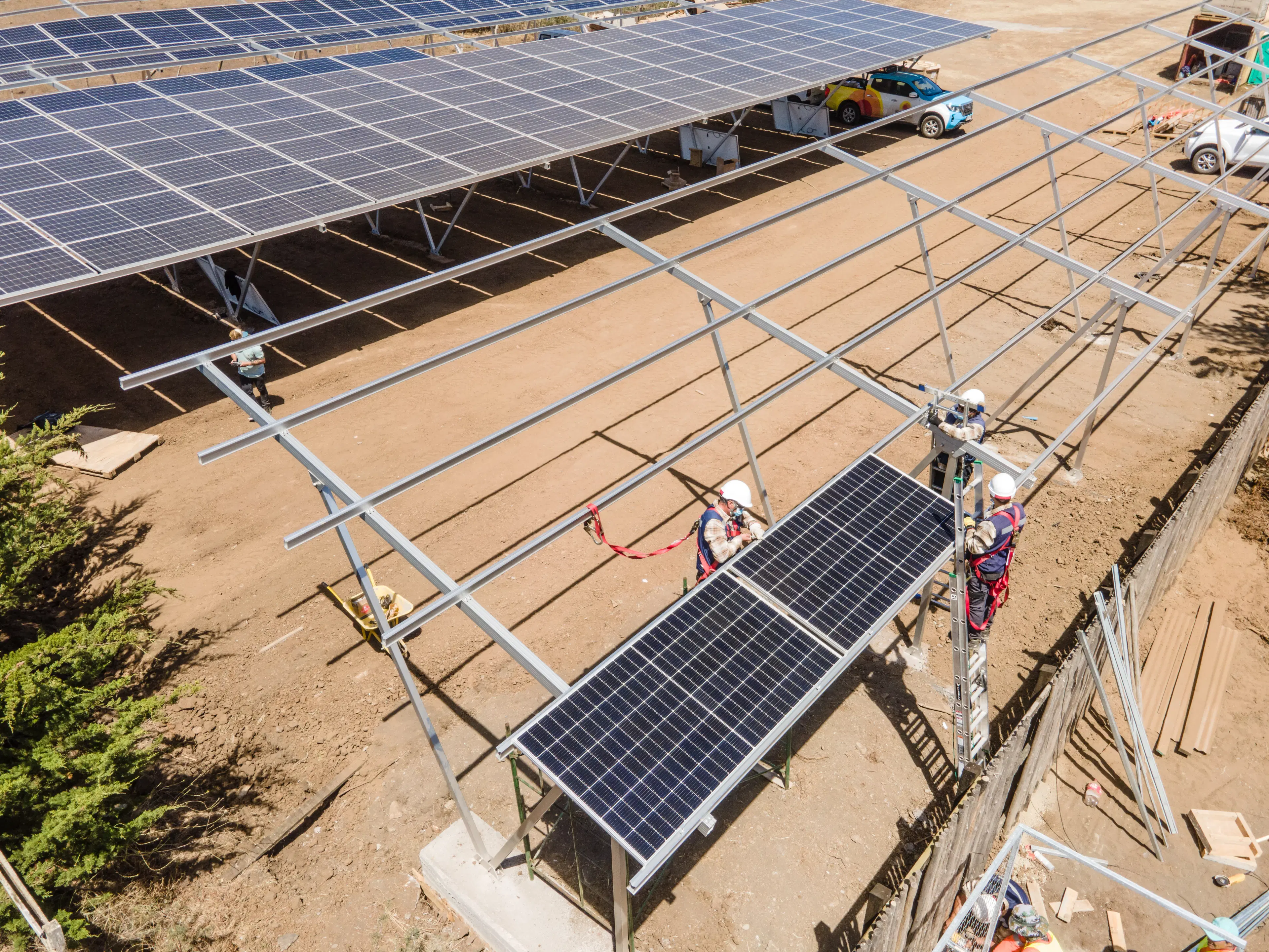 Instalación solar Patagonia – Fundación Punta de Lobos