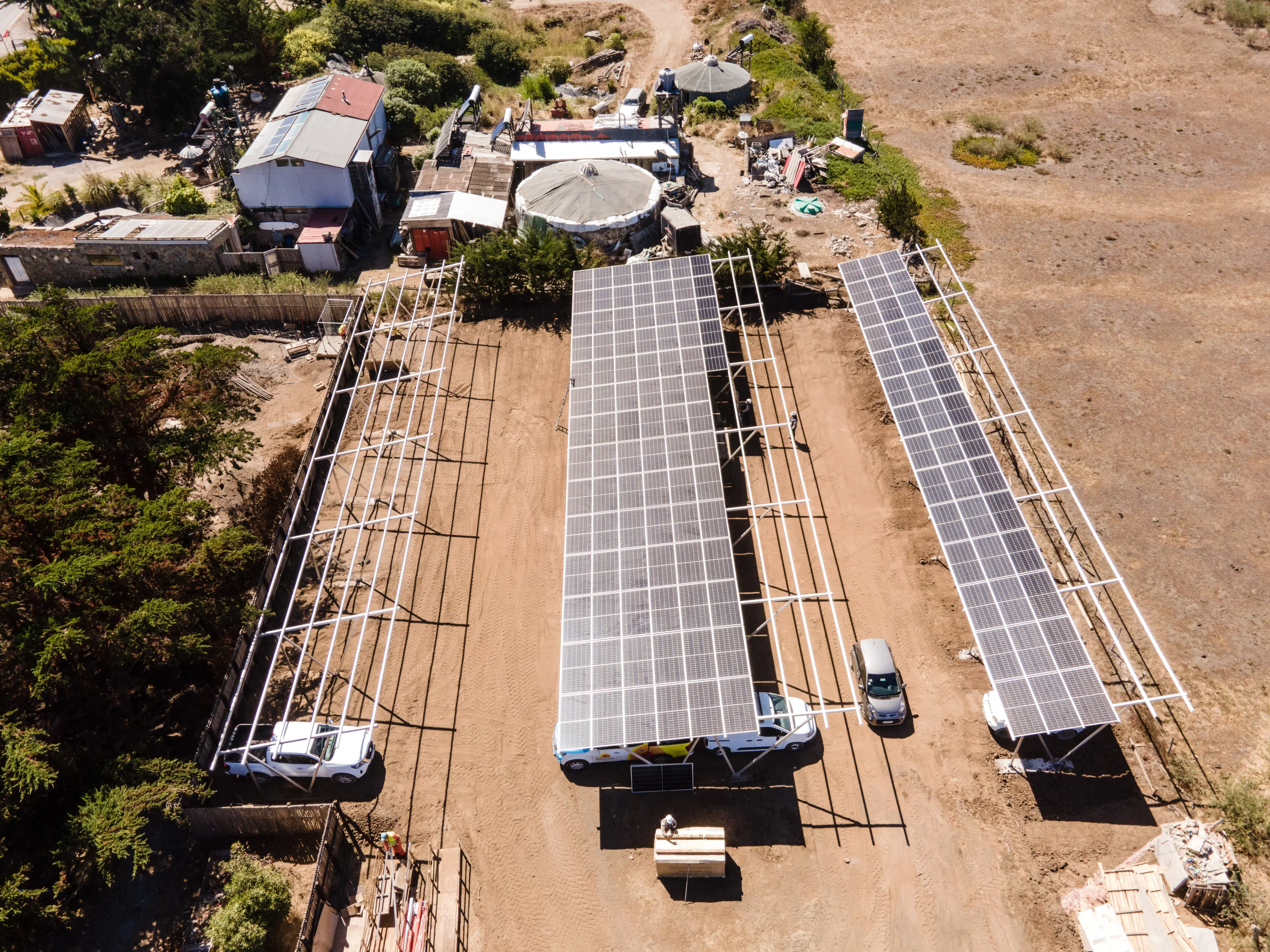 Instalación solar Patagonia – Fundación Punta de Lobos