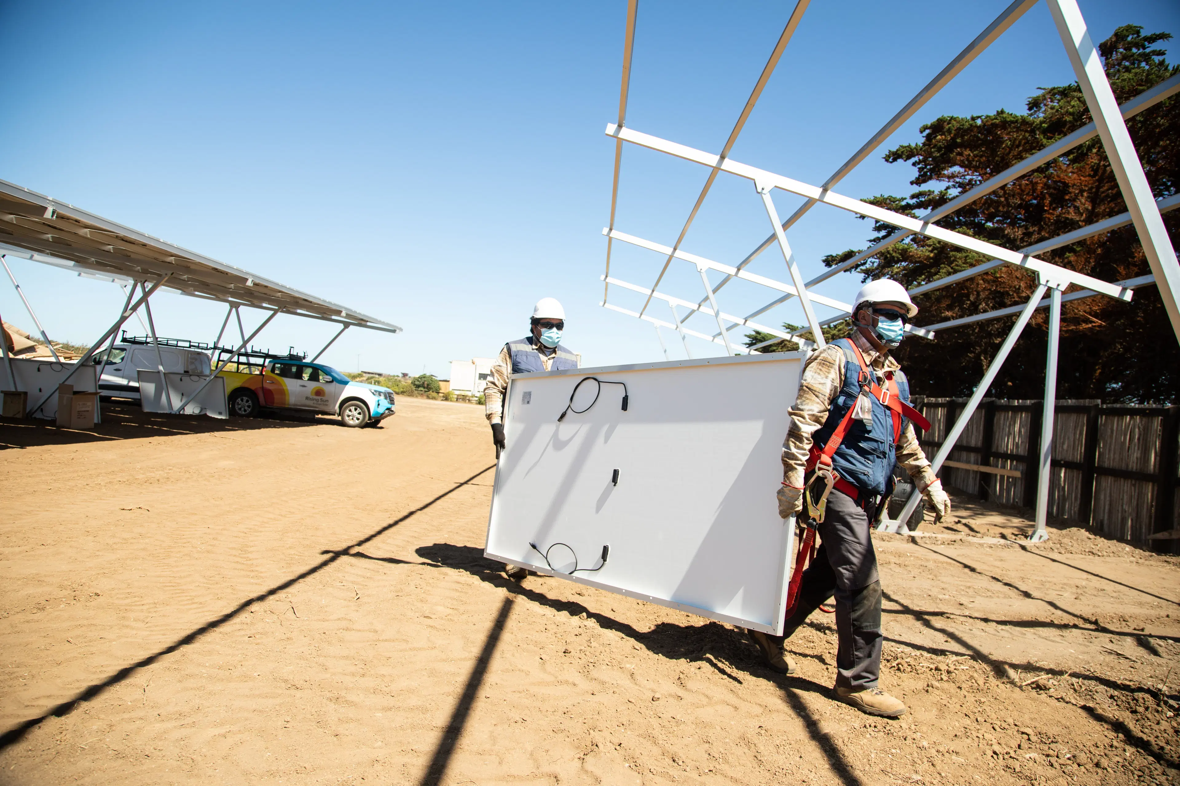 Instalación solar Patagonia – Fundación Punta de Lobos