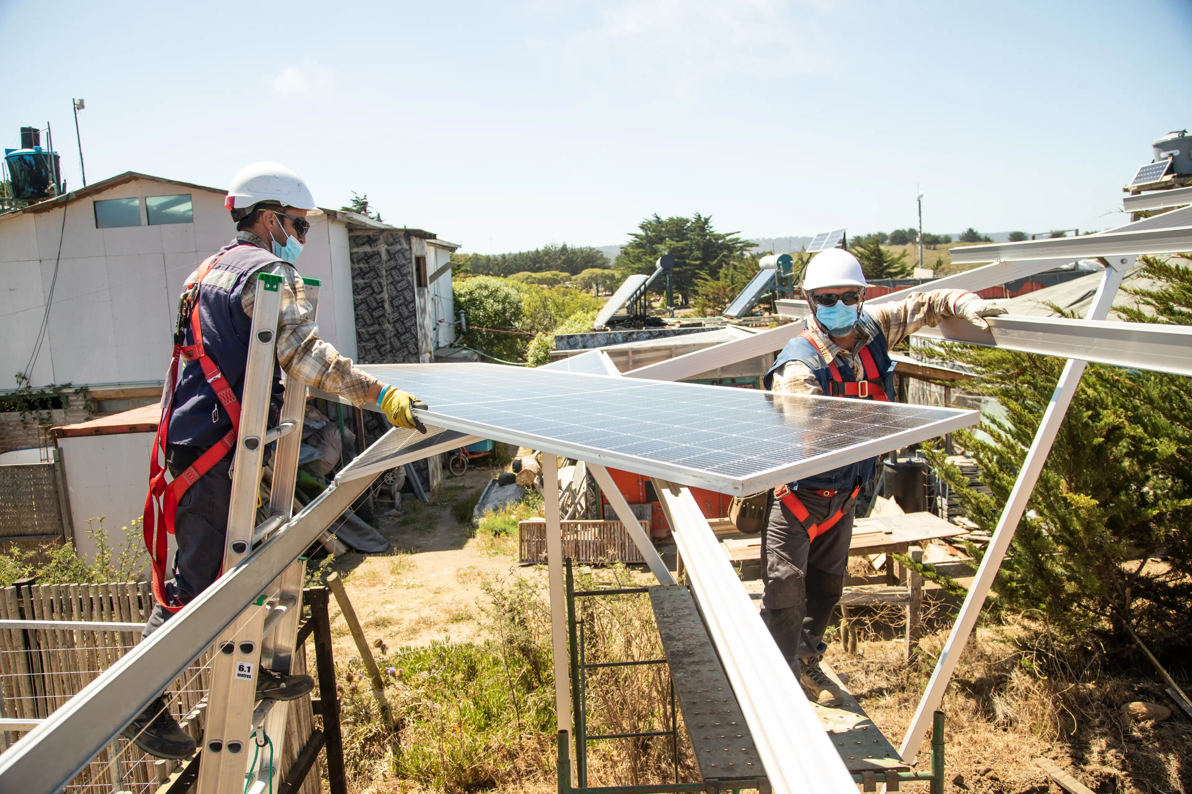 Instalación solar Patagonia – Fundación Punta de Lobos