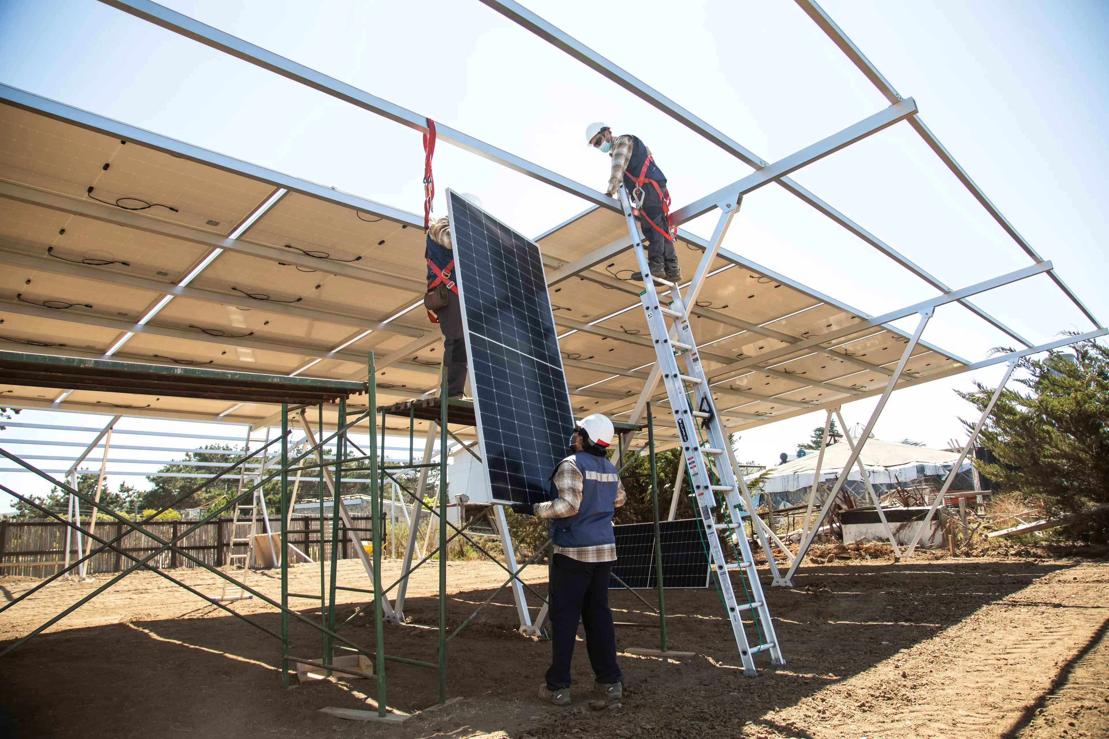 Instalación solar Patagonia – Fundación Punta de Lobos