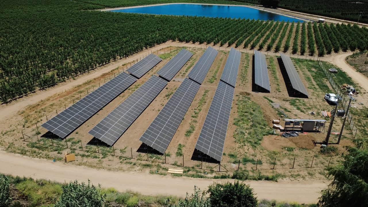 Instalación solar Garcés Fruit Las Vertientes