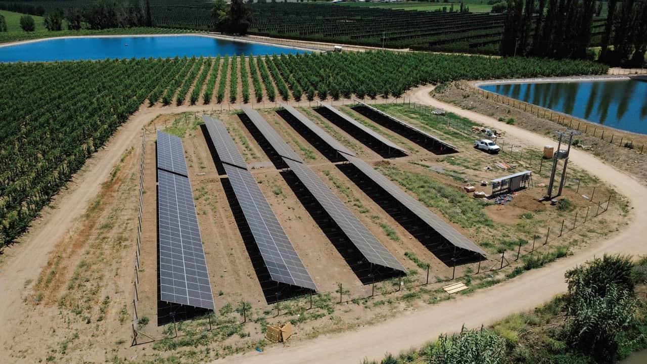 Instalación solar Garcés Fruit Las Vertientes