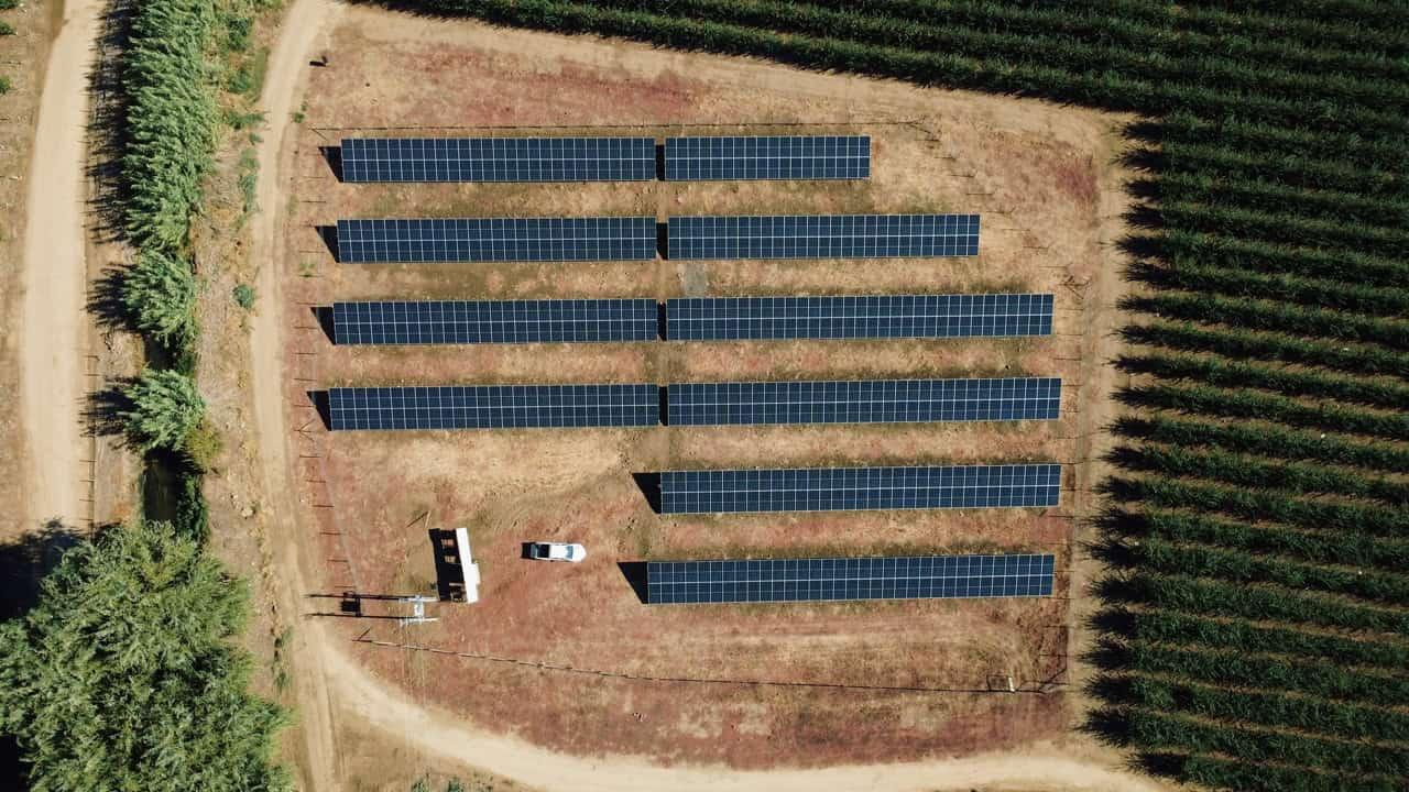 Instalación solar Garcés Fruit Las Vertientes