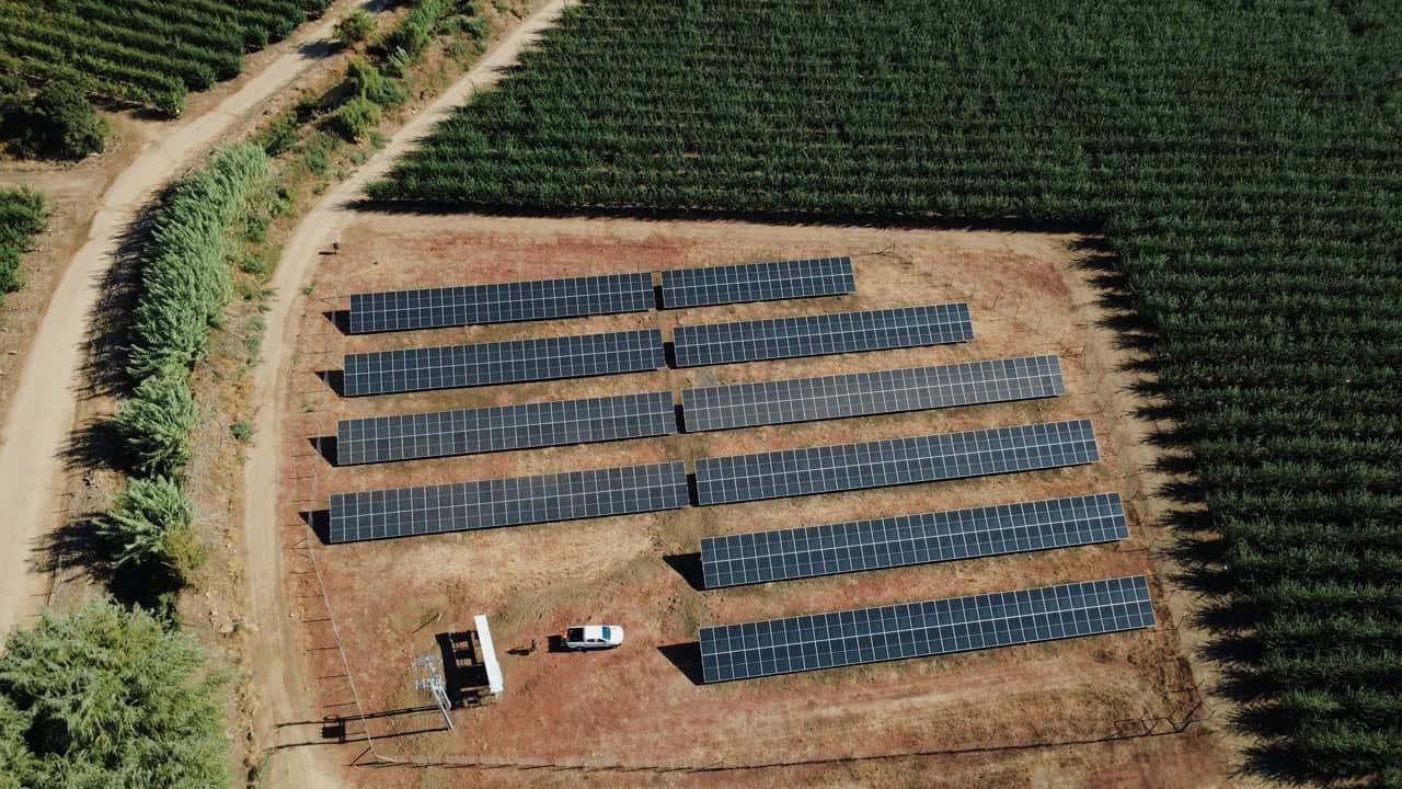 Instalación solar Garcés Fruit Las Vertientes