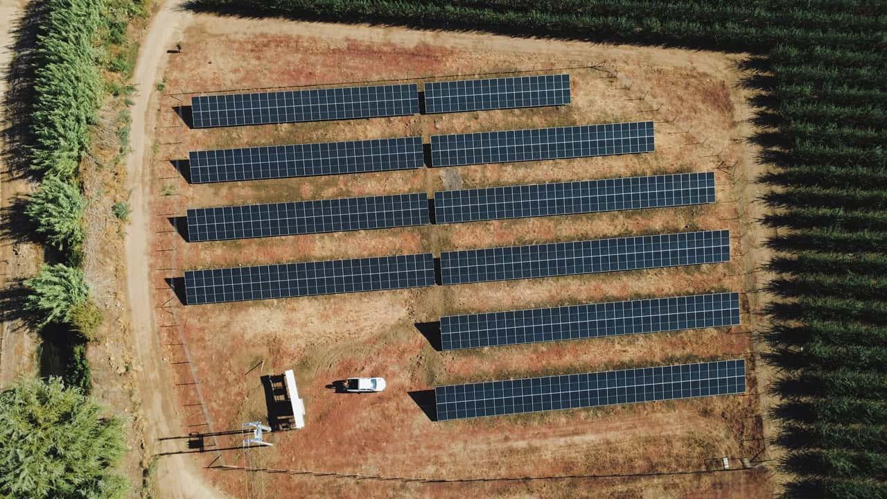 Instalación solar Garcés Fruit Las Vertientes