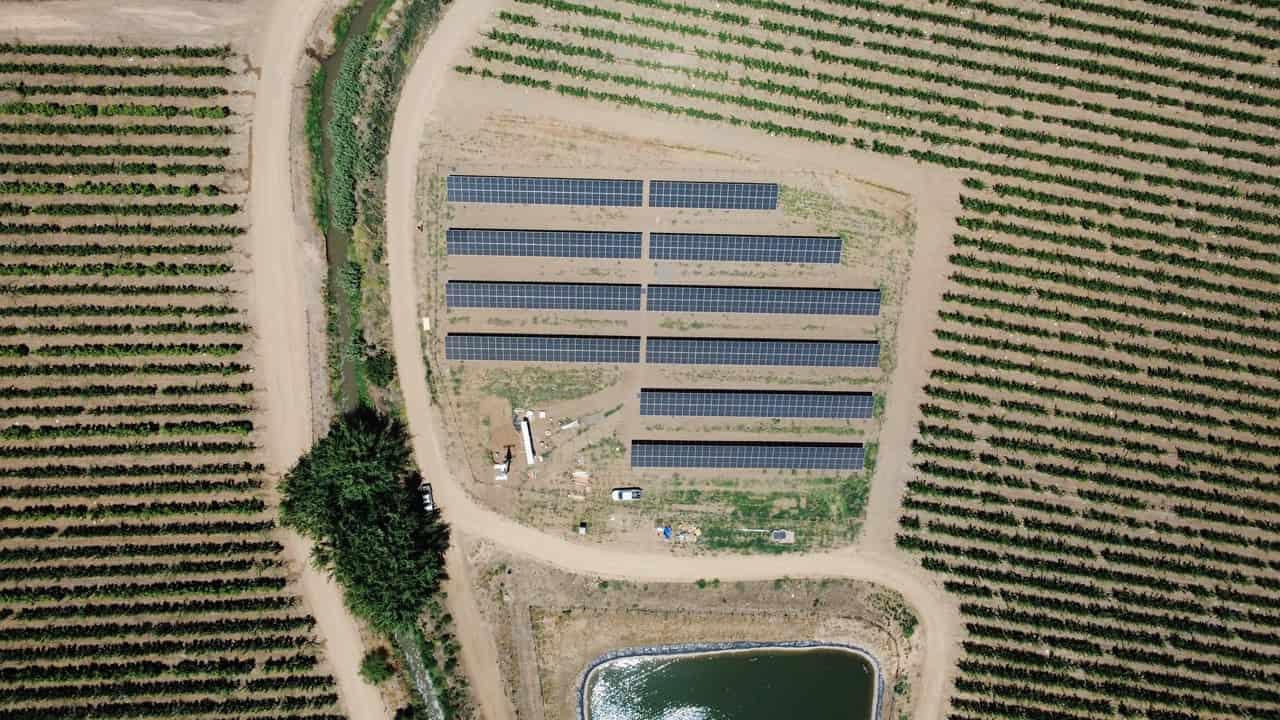 Proyecto de energía solar Garcés Fruit Las Vertientes