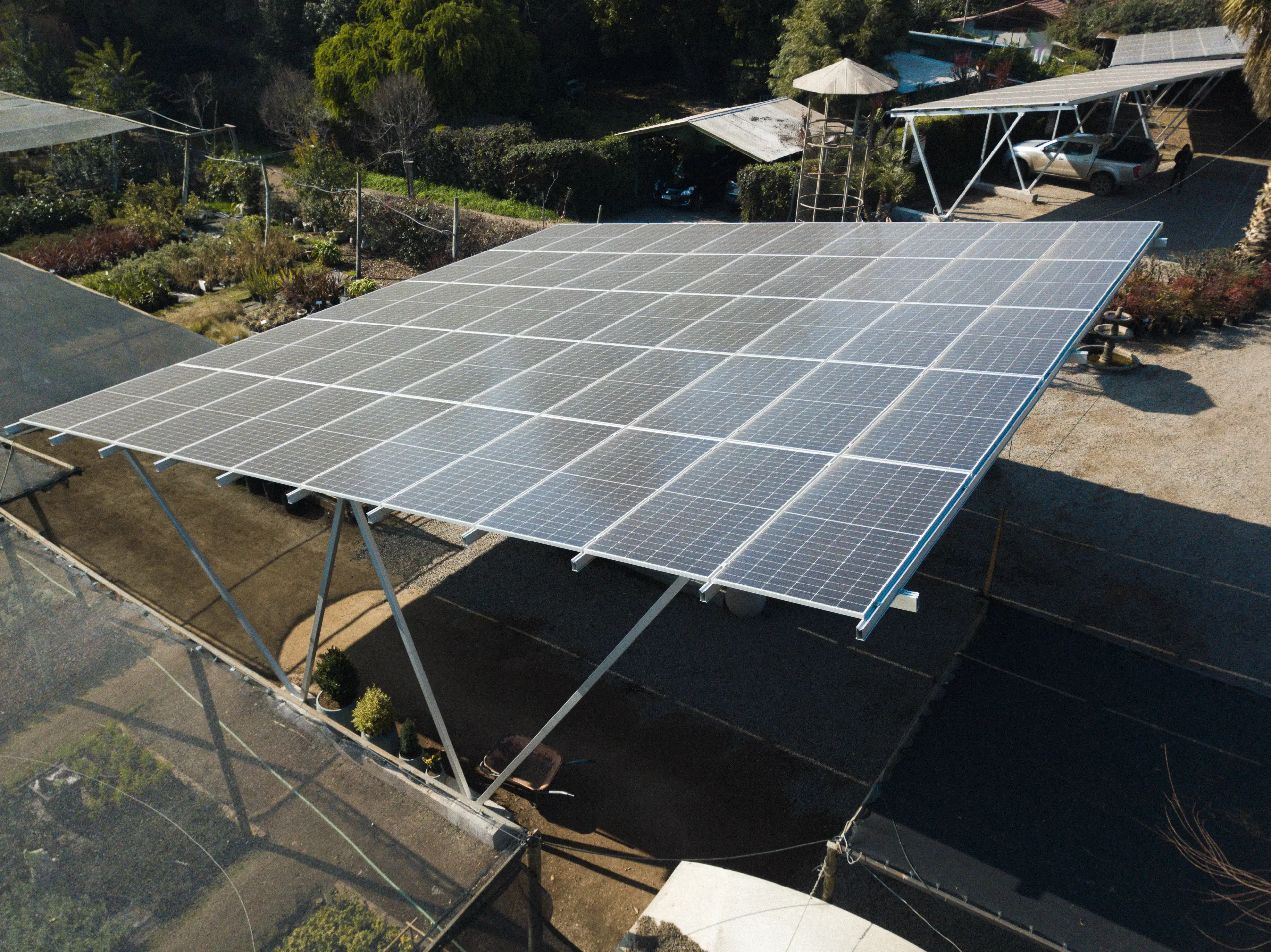 Instalación solar Jardín El Palomar