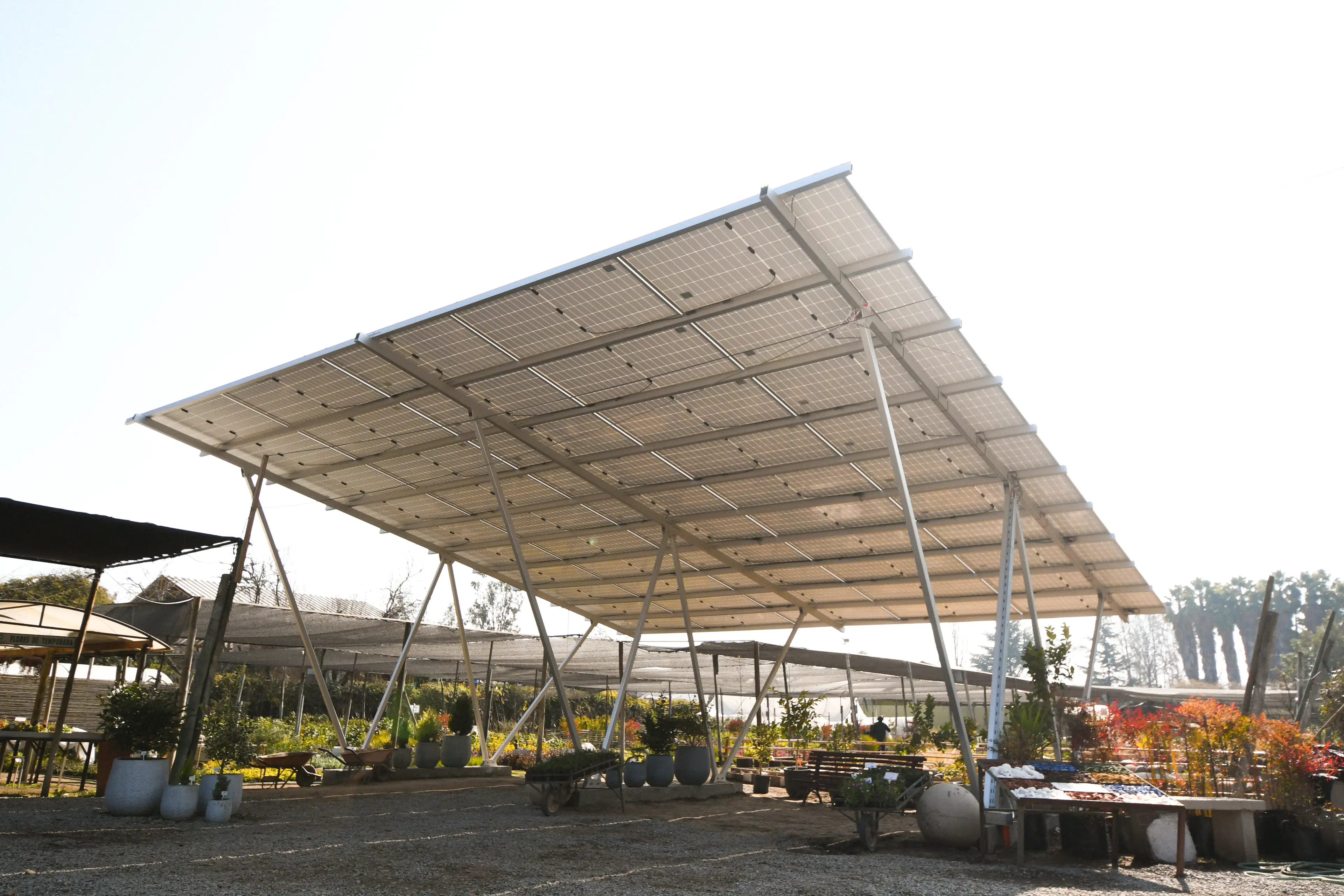 Instalación solar Jardín El Palomar